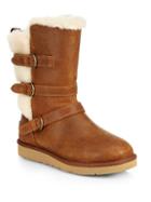 Ugg Australia Becket Leather & Faux Shearling Mid-calf Boots
