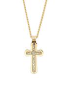 Saks Fifth Avenue Goldtone Cross Pendant Necklace