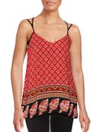 Minkpink Mixed Print Strappy Top