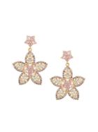 Eye Candy La Luxe Goldtone & Crystal Star Drop Earrings