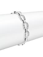 Lois Hill Silver Classic Signature Link Bracelet