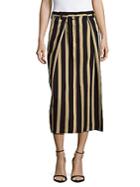 Dries Van Noten Striped Four-pocket Skirt