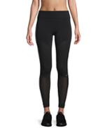 Adidas By Stella Mccartney Mesh-accented Active Leggings