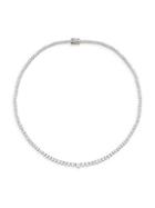 Lafonn Sterling Silver & Simulated Diamond Collar Necklace