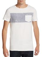 Saks Fifth Avenue Ss Chest Stripe Tee