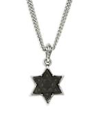 King Baby Studio Large Sterling Silver Star Of David Pendant Necklace