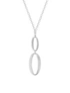 Rivka Friedman Elongated Double Marquise Link Necklace