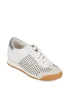 Ash Cutout Leather Sneakers