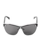 Balmain 70mm Shield Sunglasses