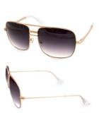 Aqs Lia 60mm Square Sunglasses