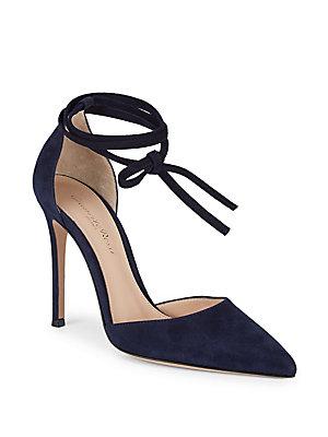 Gianvito Rossi Ankle Strap Point Toe Heels