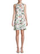 Calvin Klein Floral-print Pullover Mini Dress