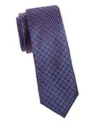 Saks Fifth Avenue Woven Silk Embroidered Tie