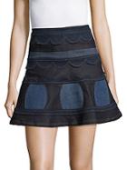 Redvalentino High-rise A-line Skirt