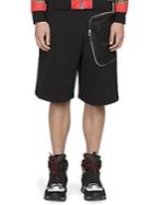 Givenchy Solid Cotton Shorts
