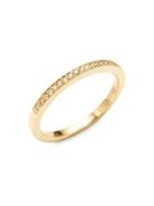 Effy 14k Yellow Gold & Diamond Channel Ring