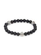 Saks Fifth Avenue Sterling Silver & Onyx Bracelet