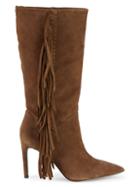 Sam Edelman Fayette Fringed Suede Mid-calf Boots