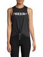 Chaser Tie-front Muscle Tee