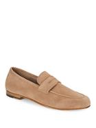 Saks Fifth Avenue Made In Italy Solid Suede Loafers