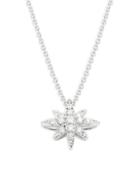 Effy 14k White Gold & Diamond Star Pendant Necklace
