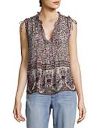 Zadig & Voltaire Thym Print Blouse