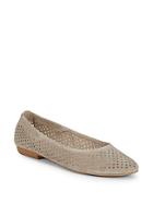 Nine West Glack Perforated Suede Flats