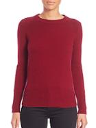 Burberry Cherry Pink Cashmere Knit Sweater