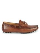 Saks Fifth Avenue Lace-up Leather Loafers