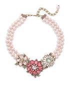 Heidi Daus Baby Pink Crystals Necklace