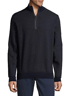 Bugatchi Textured Cotton Sweater
