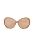 Linda Farrow Novelty 61mm Oversized Round Sunglasses