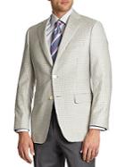 Saks Fifth Avenue Collection Samuelsohn Two-button Check Sportcoat