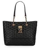 Betsey Johnson Be My Baby Quilted Heart Tote