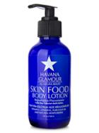 Havana Glamour Skin Food Body Lotion With Aloe Vera & Grapeseed Plants Cells