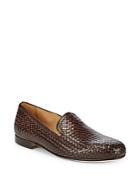 Saks Fifth Avenue Made In Italy Woven Leather Loafers
