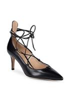 Gianvito Rossi Leather Ankle Strap Pumps