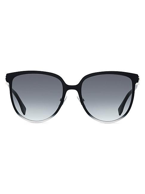 Fendi 57mm Oval Sunglasses