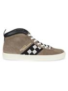 Bally Vita Parcours Check Suede Sneakers