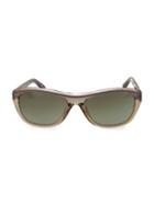 Linda Farrow 57mm Square Novelty Sunglasses