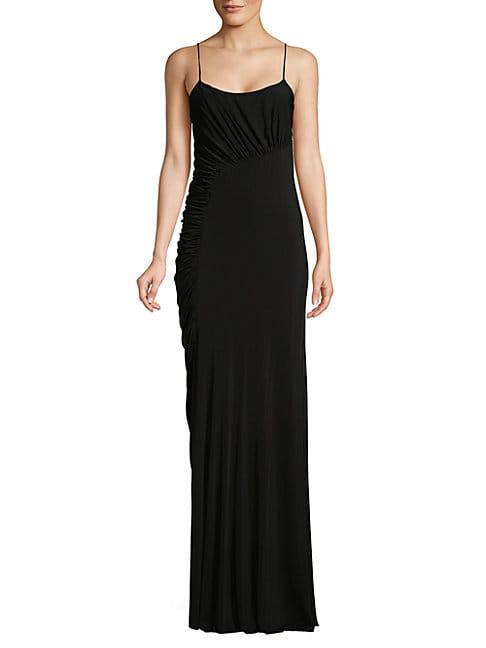 Jason Wu Collection Ruched Squareneck Gown