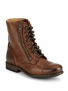 Frye Cap Toe Leather High-top Boots