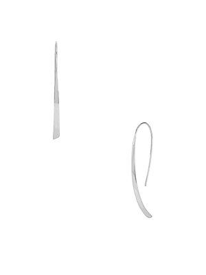 Diane Von Furstenberg Tapered Ribbon Linear Earrings