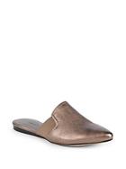 Vince Nadette Metallic Leather Mules