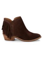 Lucky Brand Freedah Fringed Suede Booties