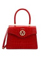 Valentino By Mario Valentino Melanie Croc-embossed Leather Shoulder Bag