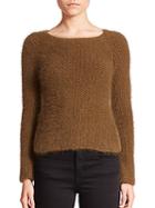Helmut Lang Cropped Knit Sweater