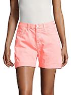 J Brand Kennedy Cotton Denim Shorts/flamingo