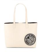 Love Moschino The World Faux Leather Tote