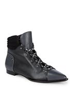 Schutz Bowery Leather Booties